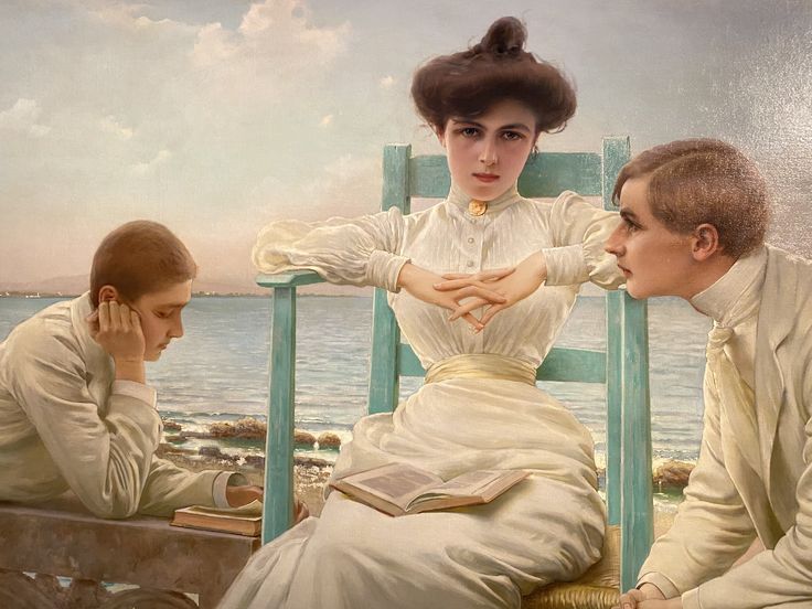 Collana "In lettura sul mare" — Vittorio Corcos