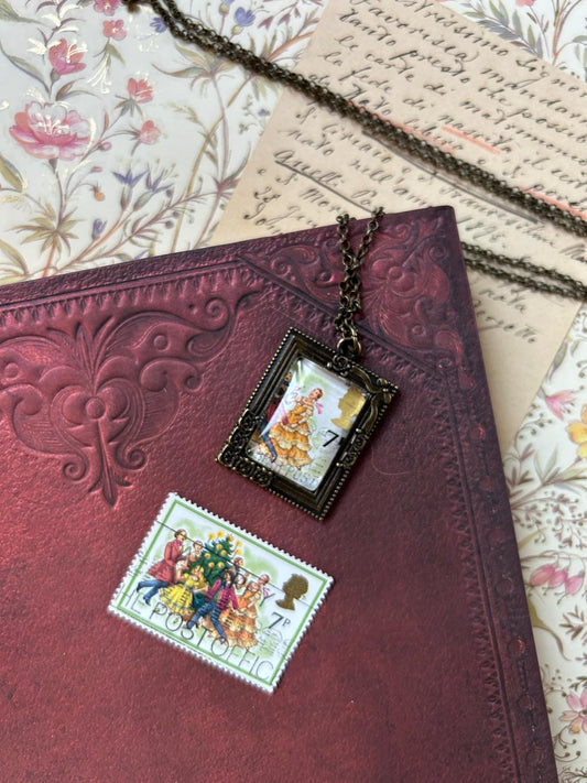 Collana Natale Vittoriano - dettaglio, artigianato, Italia