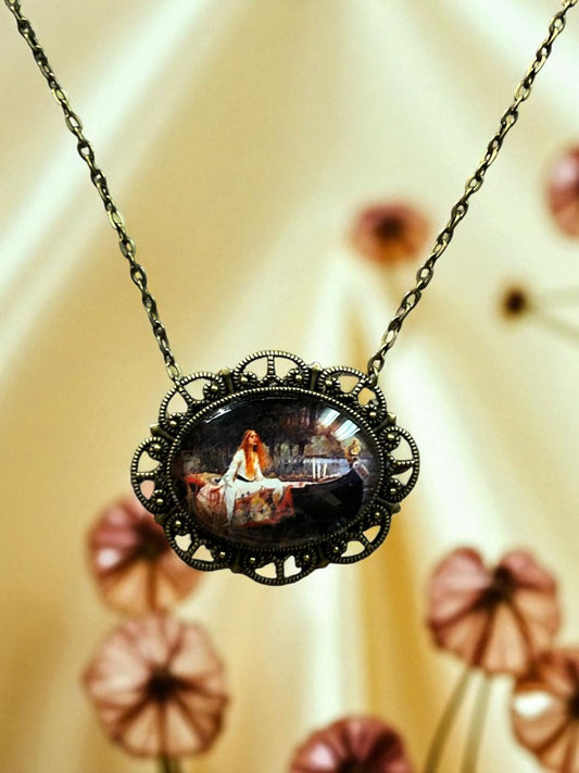 Collana Lady of Shalott Waterhouse Preraffaellita