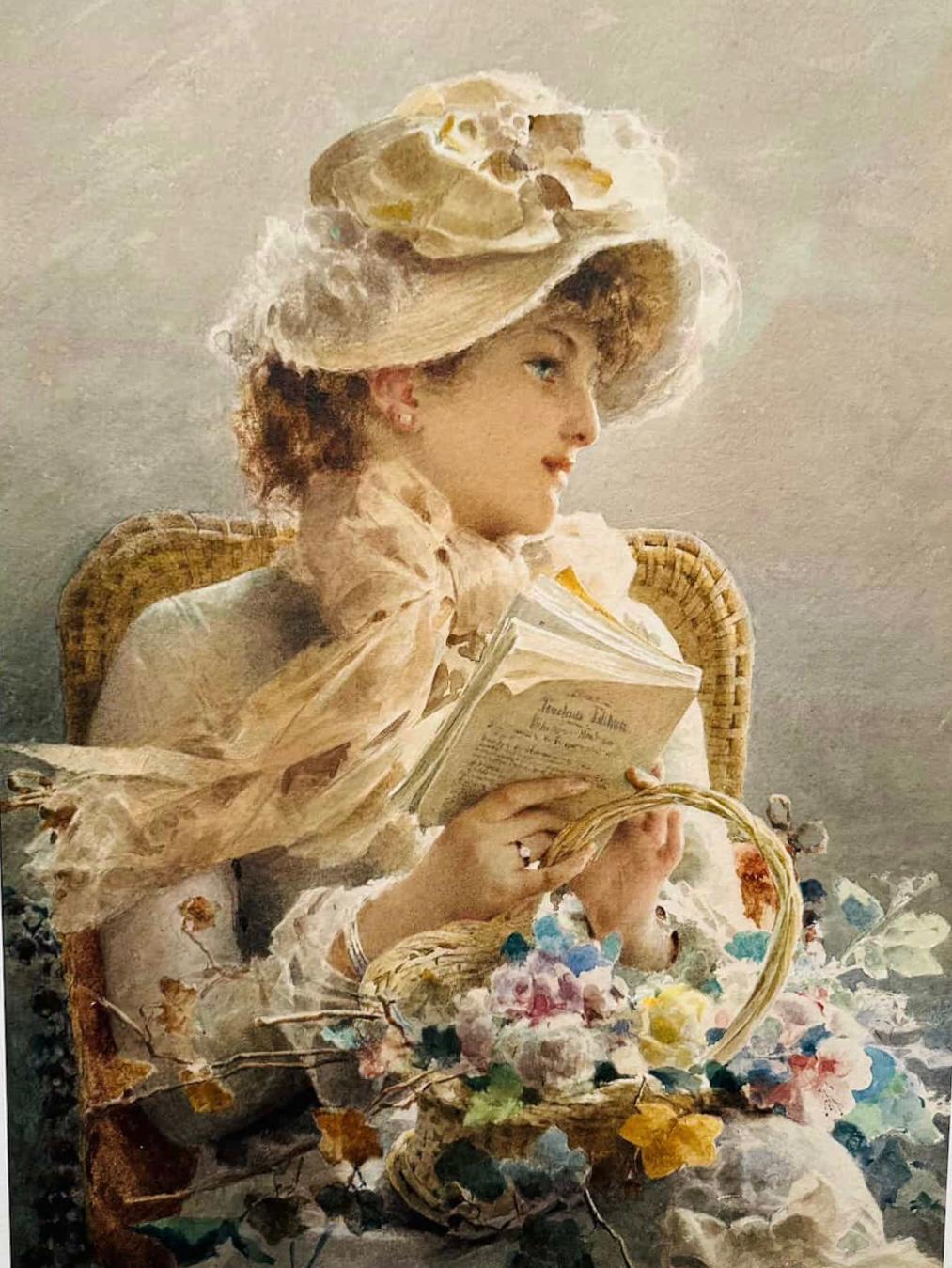 Orecchini "La lettrice" – Edoardo Tofano