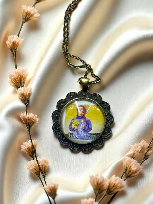 Collana Anna dai capelli rossi (dei tetti verdi) - Lucy Maud Montgomery (francobollo Canada 2008) - Lady Nostalgia