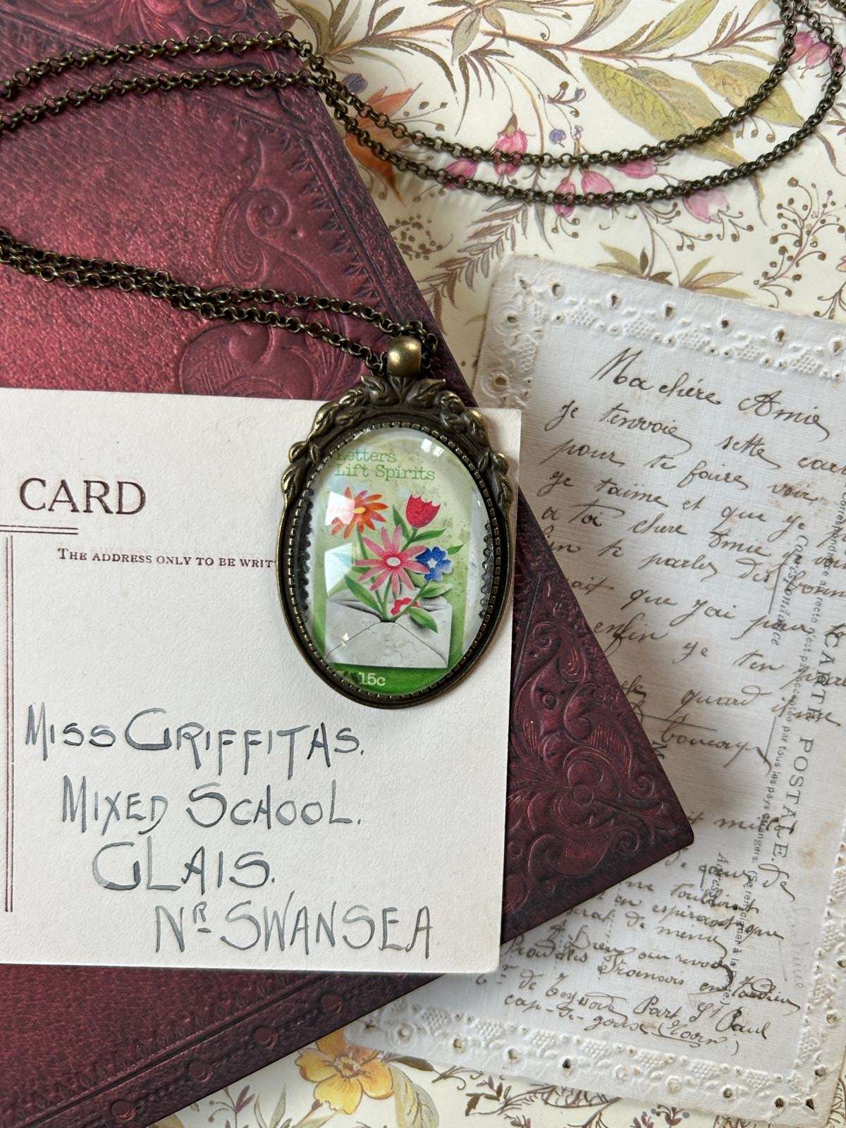 Collana Bloom Letter - Lady Nostalgia