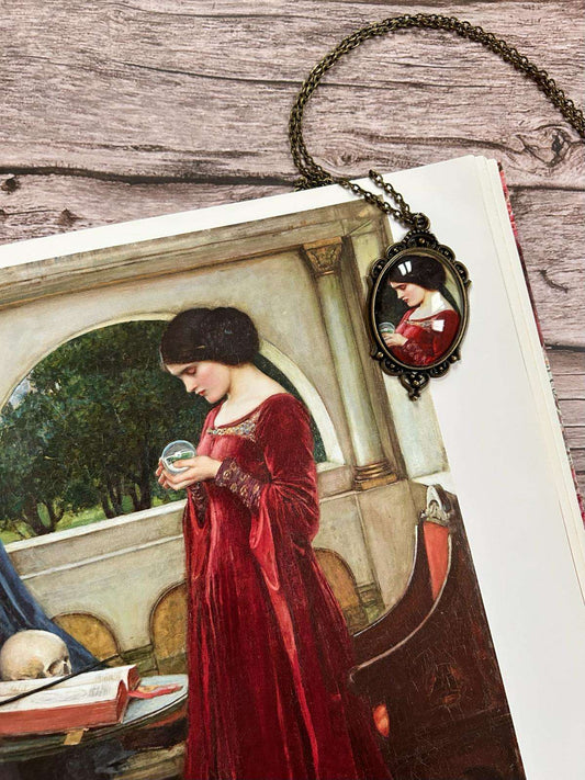 Collana La sfera di cristallo - John William Waterhouse - Lady Nostalgia