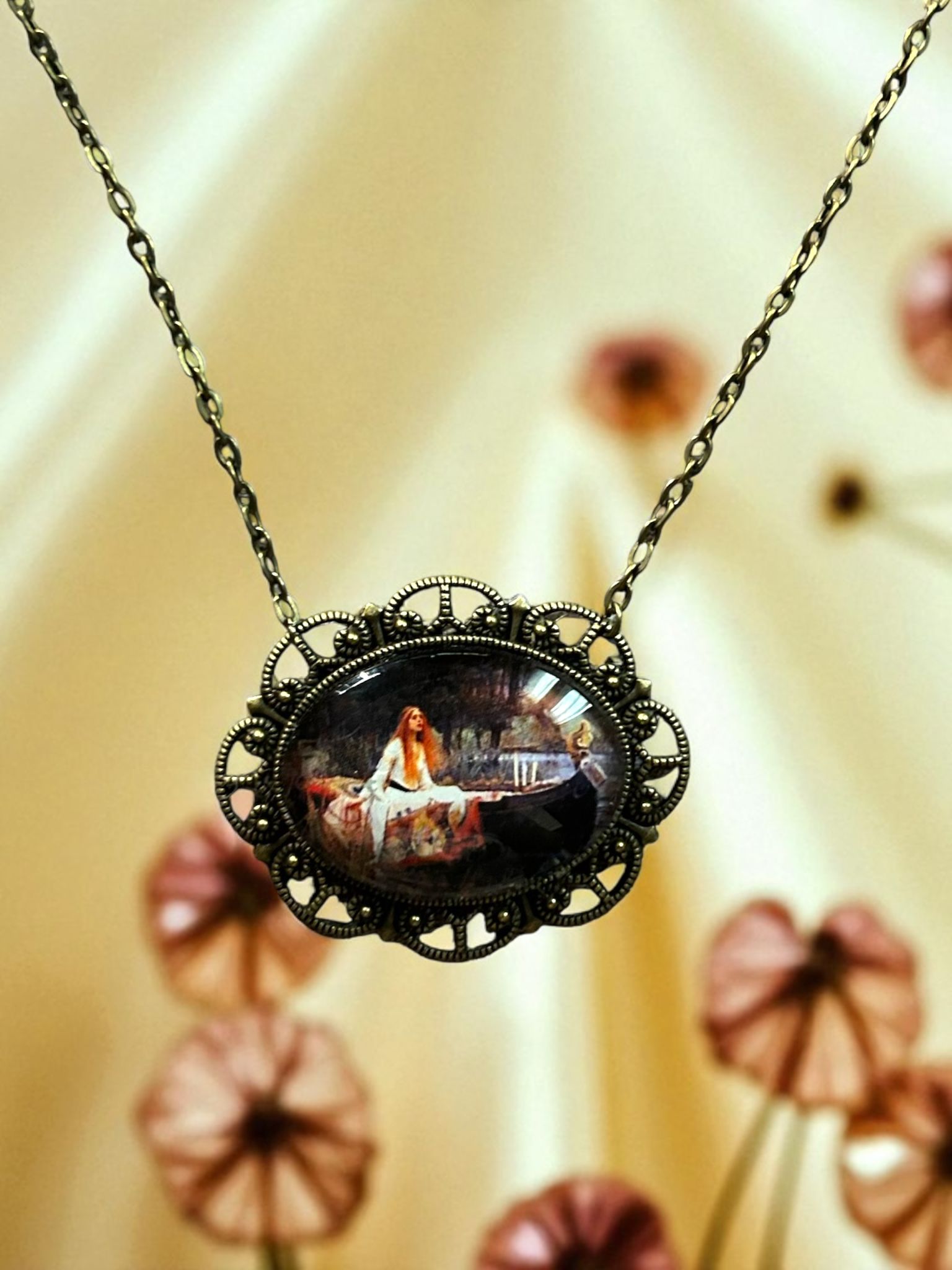 Collana Lady of Shalott Waterhouse Preraffaellita - Lady Nostalgia