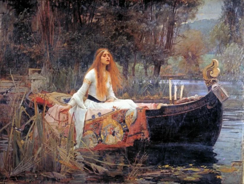 Collana Lady of Shalott Waterhouse Preraffaellita - Lady Nostalgia