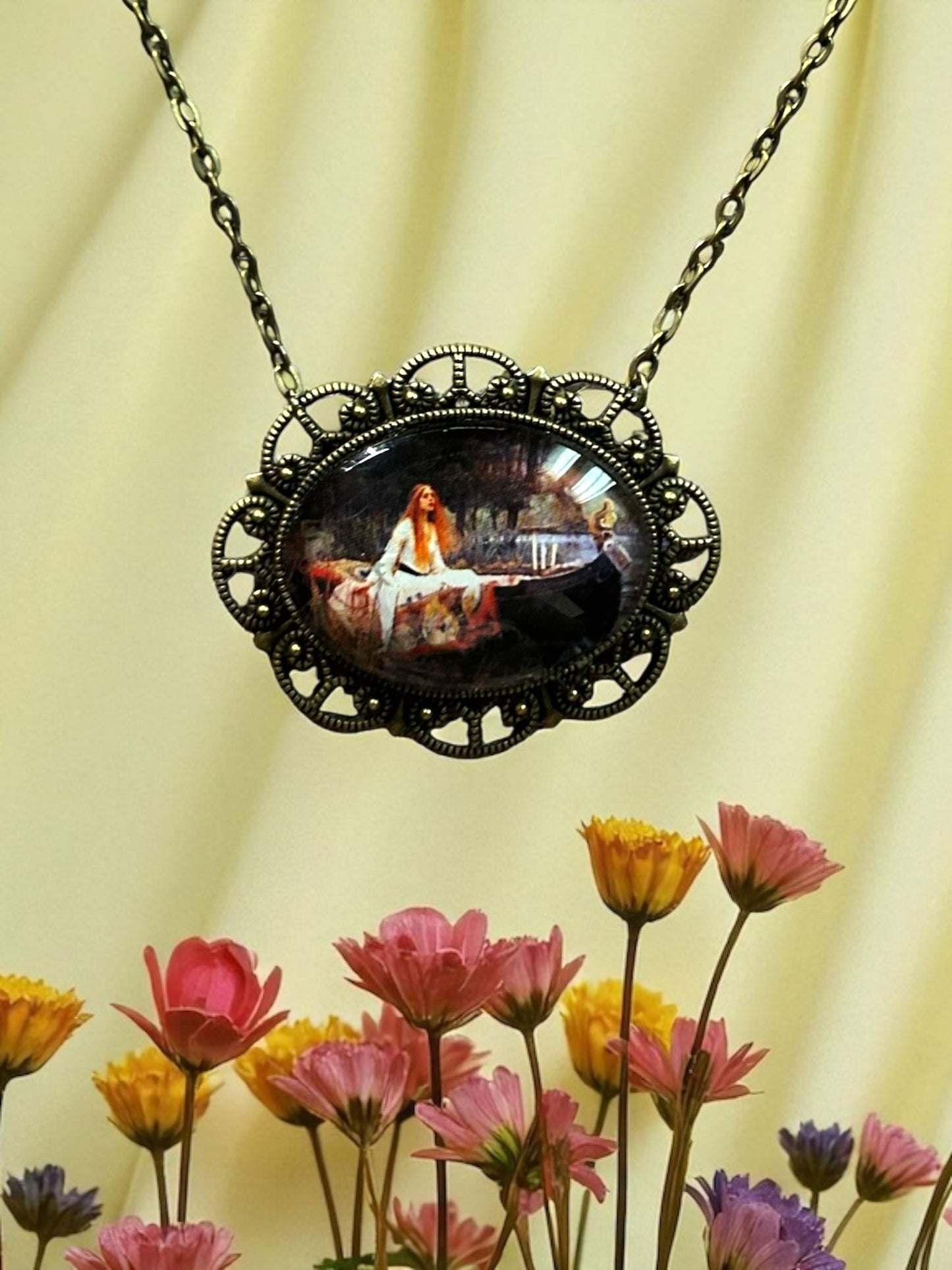 Collana Lady of Shalott Waterhouse Preraffaellita - Lady Nostalgia