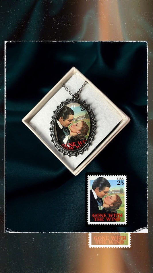 Collana Via col vento - francobollo USA - Lady Nostalgia