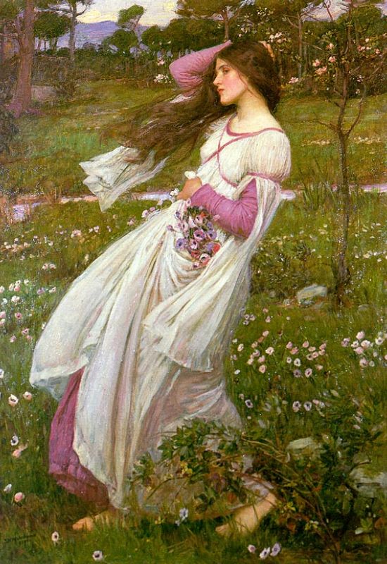 Collana Windflowers - John William Waterhouse - Lady Nostalgia