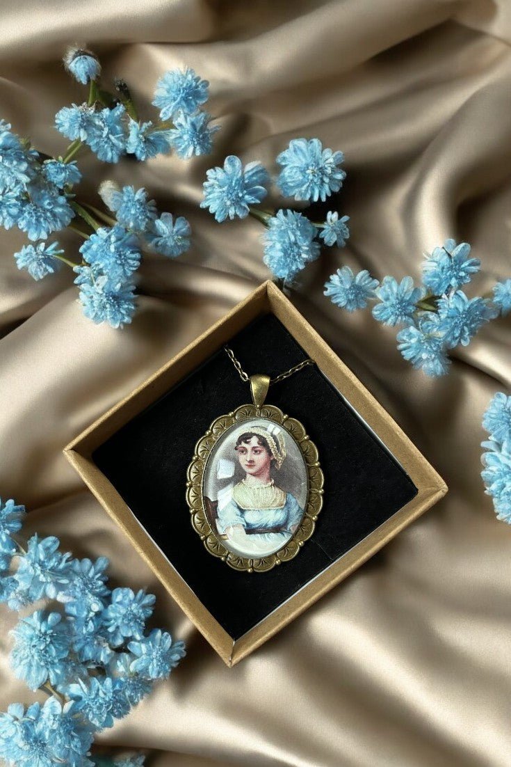 Jane Austen ritratto - Collana grande - Lady Nostalgia