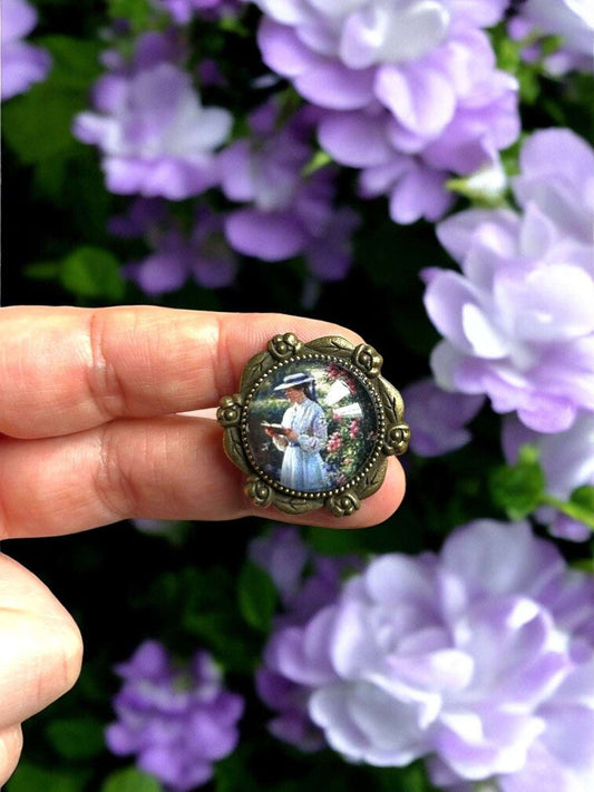 La dolce solitudine (Lettrice) - anello - Lady Nostalgia