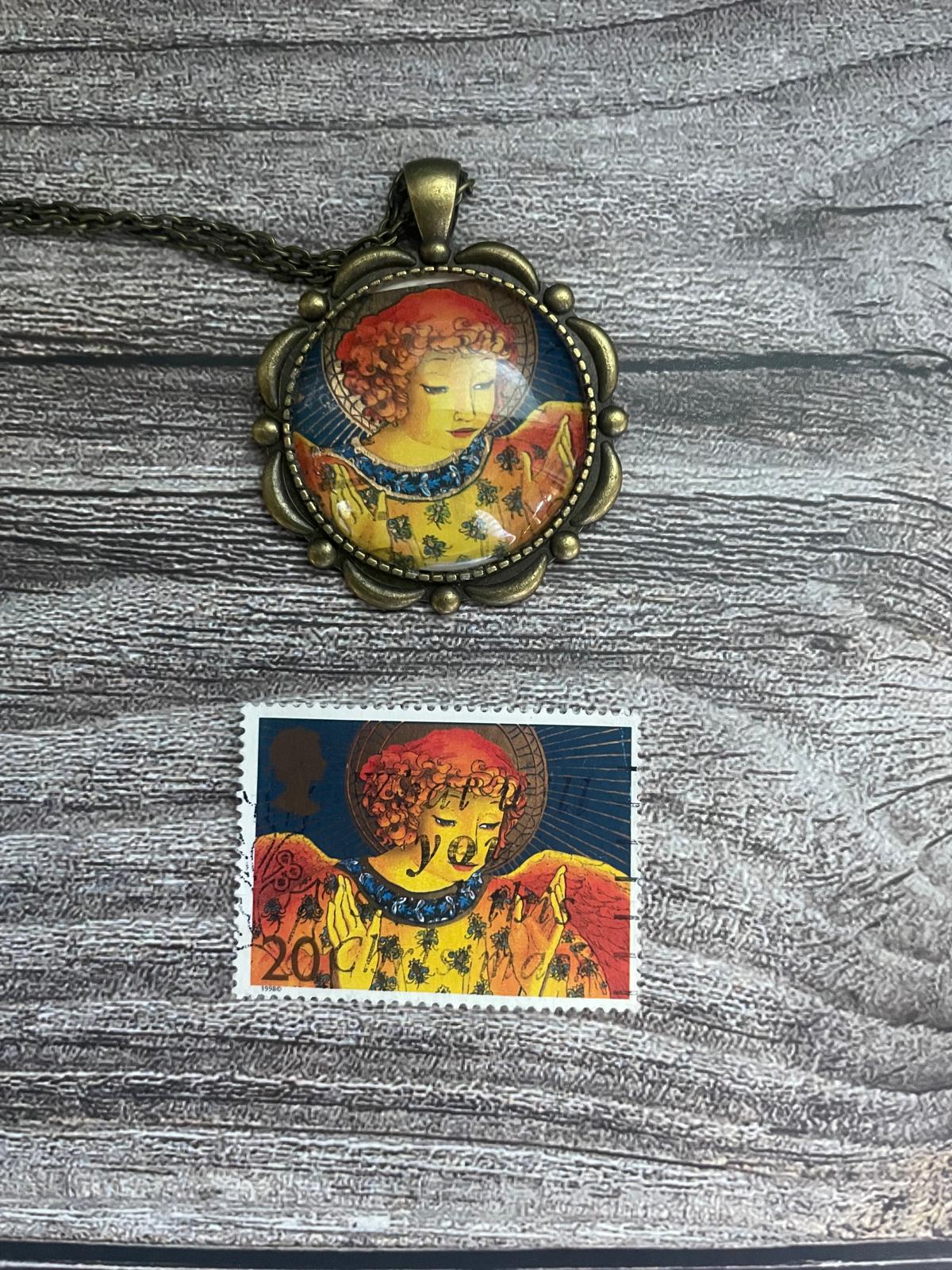 Messaggero di Luce - Collana Natale Angelo - Lady Nostalgia