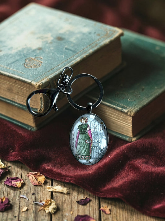 Portachiavi Jane Austen Catherine Morland | L'abbazia di Northanger - Lady Nostalgia