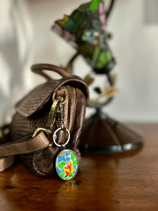 Portachiavi - Rosa Vintage - Lady Nostalgia