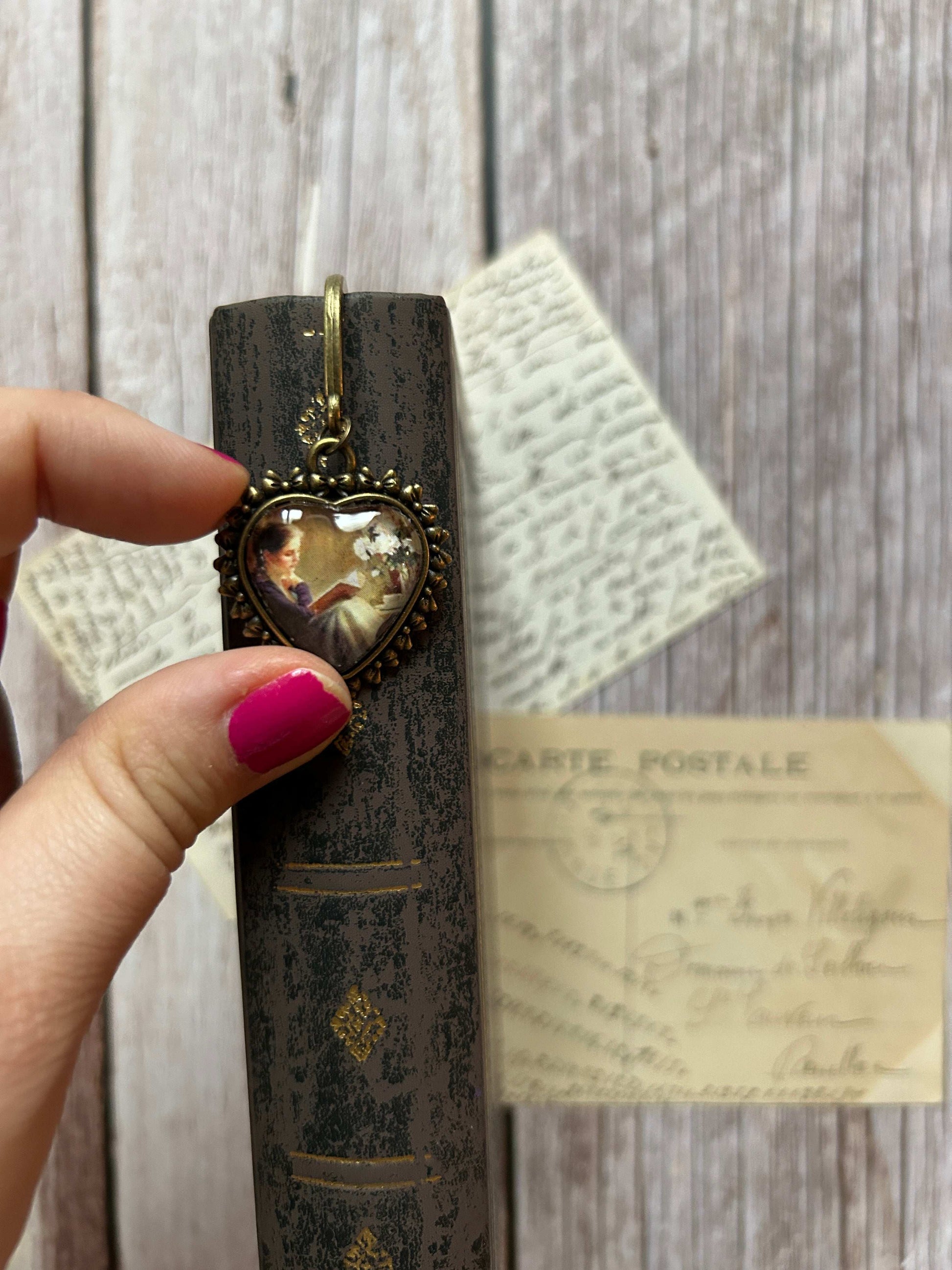 Segnalibro artistico romantico - L'arte russa incontra l'amore per la lettura 💕 - Lady Nostalgia