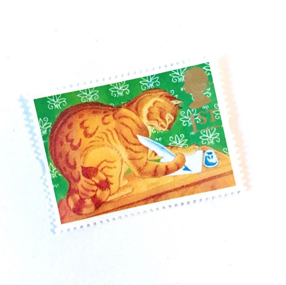 Segnalibro gioiello gatto con timbro - Lady Nostalgia