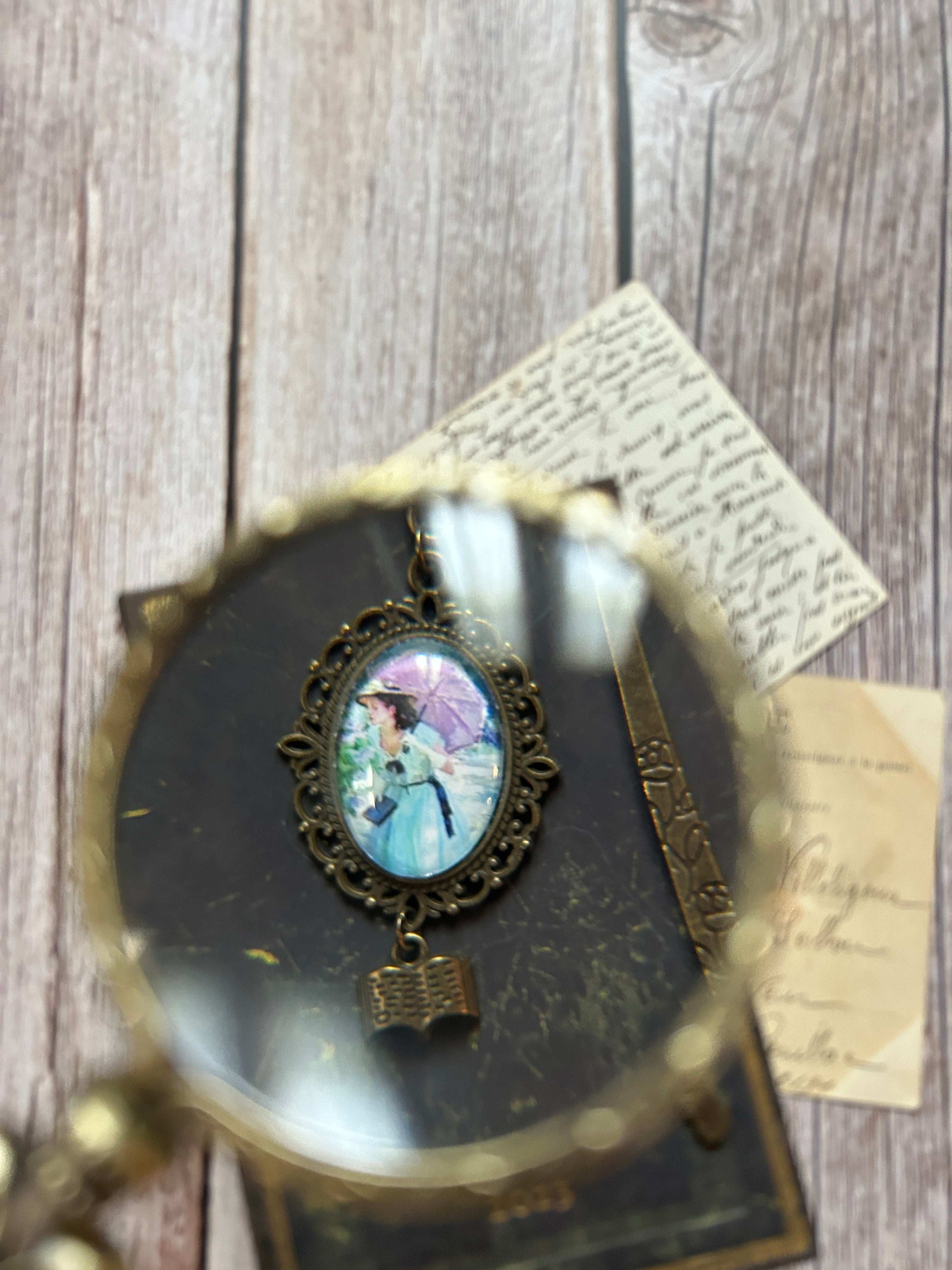 Segnalibro gioiello Lettrice Misteriosa - Lady Nostalgia