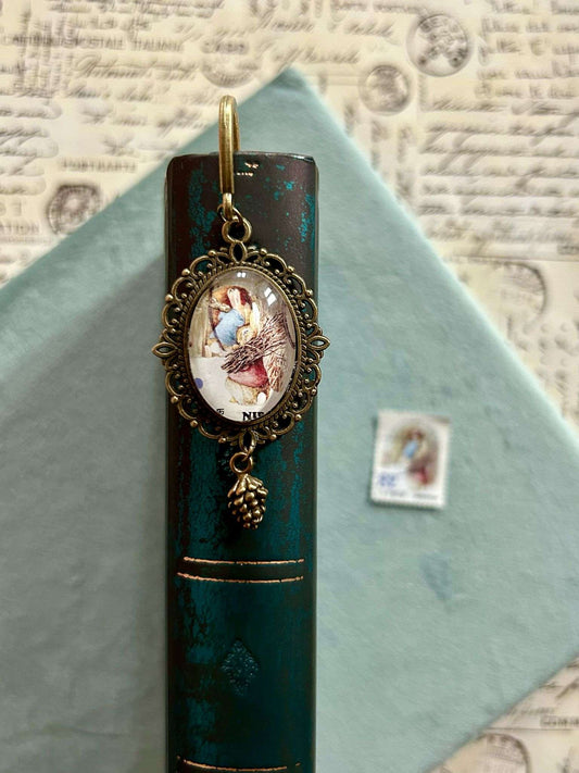 Segnalibro gioiello Peter Rabbit legna per l'inverno - Lady Nostalgia