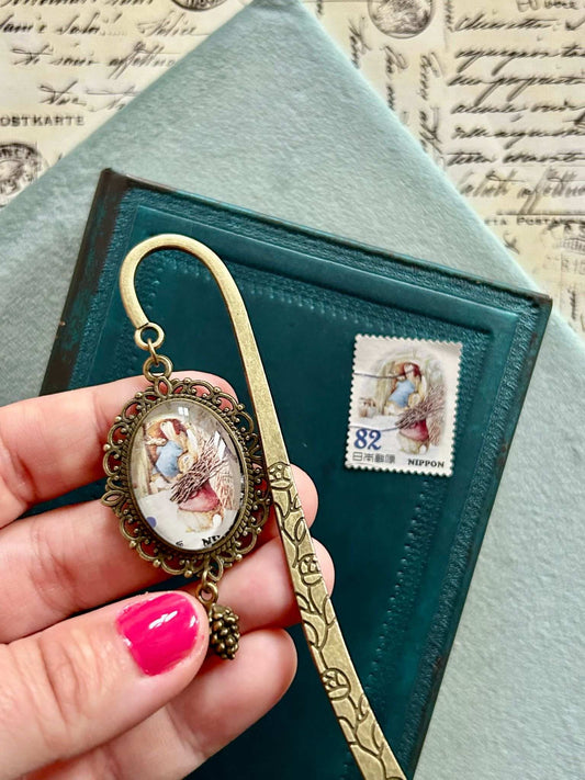 Segnalibro gioiello Peter Rabbit legna per l'inverno - Lady Nostalgia