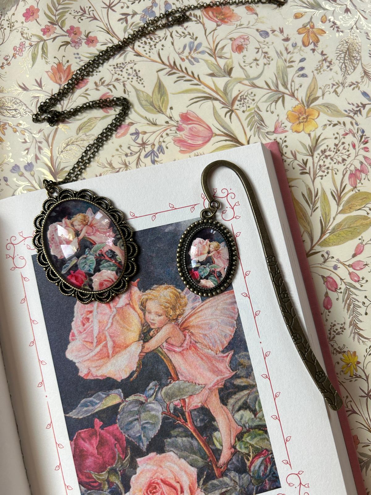 Segnalibro gioiello rose - Cicely Mary Barker - Lady Nostalgia