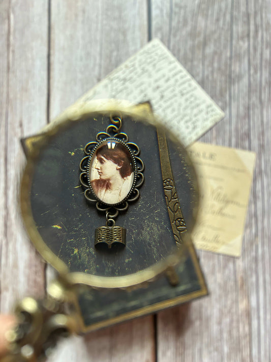 Segnalibro gioiello Virginia Woolf - Lady Nostalgia