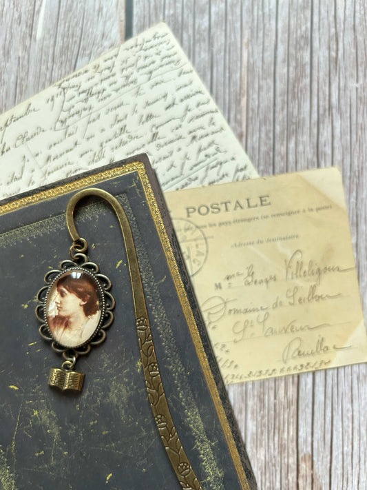 Segnalibro gioiello Virginia Woolf - Lady Nostalgia