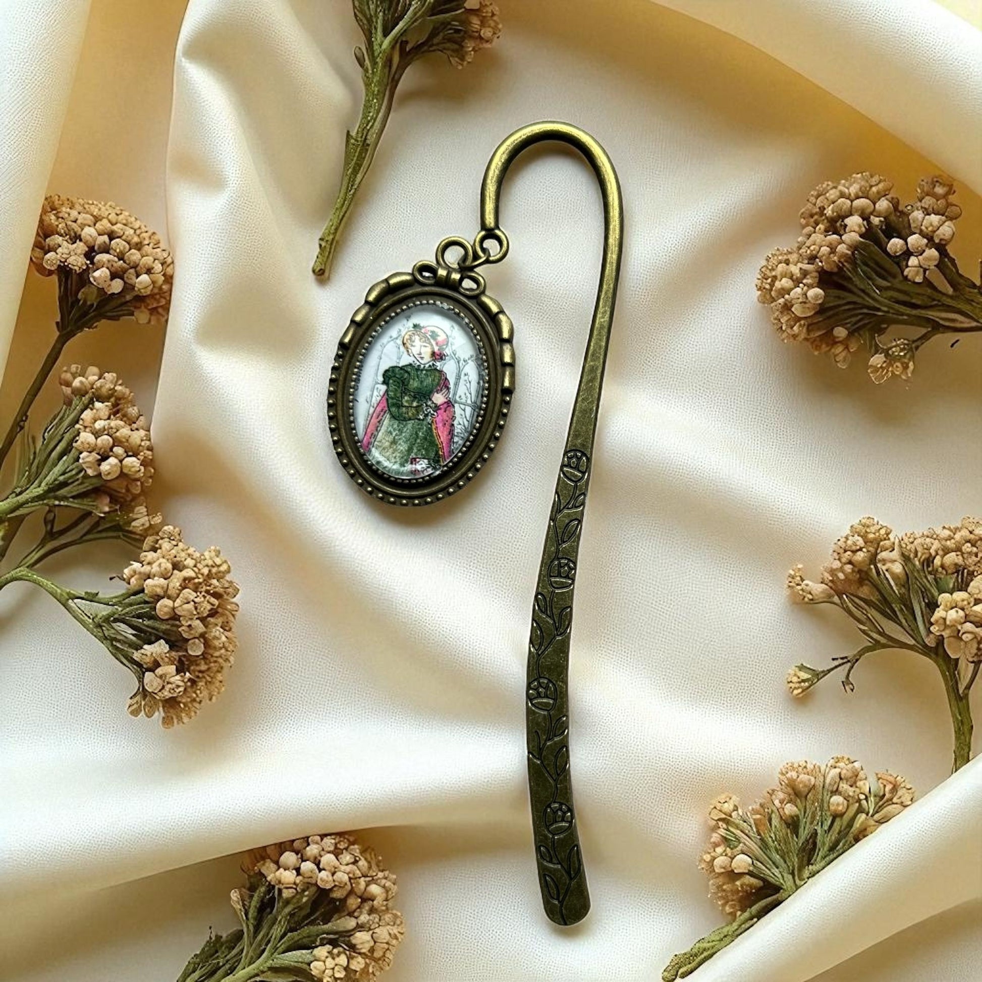 Segnalibro Jane Austen Northanger Abbey Bronzo - Lady Nostalgia