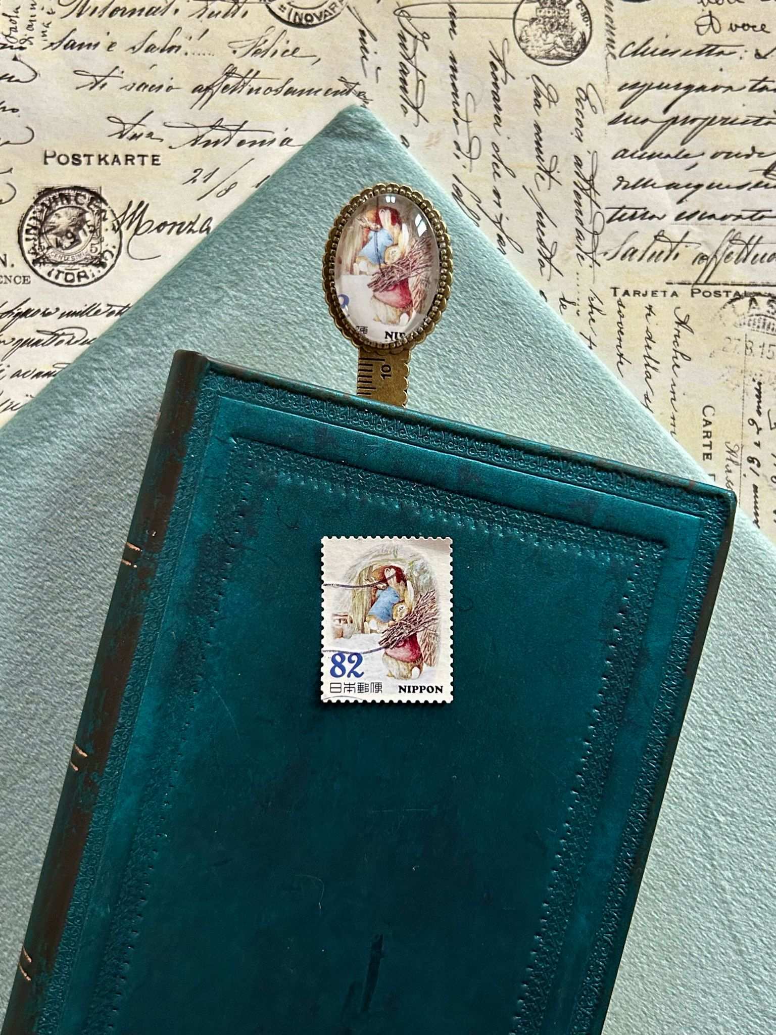 Segnalibro righello Peter Rabbit legna per l'inverno - Lady Nostalgia