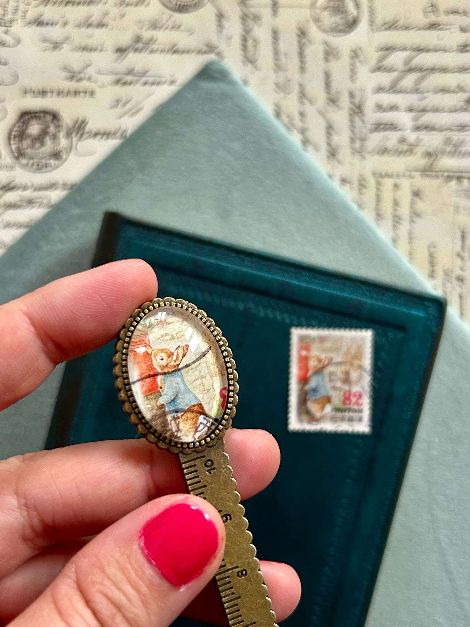 Segnalibro righello - Peter rabbit postino - Lady Nostalgia