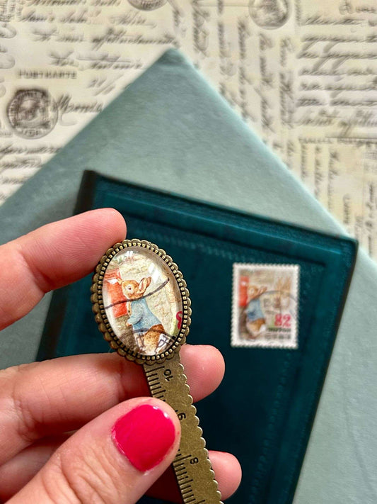 Segnalibro righello - Peter rabbit postino - Lady Nostalgia