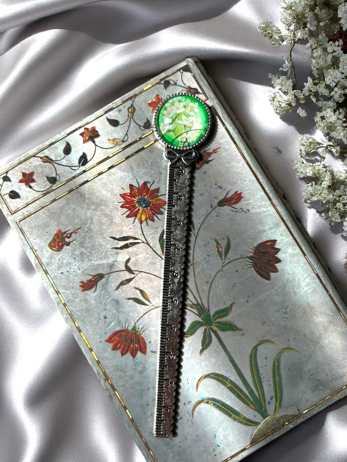 Segnalibro sakura artigianale - Poesia orientale fatta a mano 🌸 - Lady Nostalgia