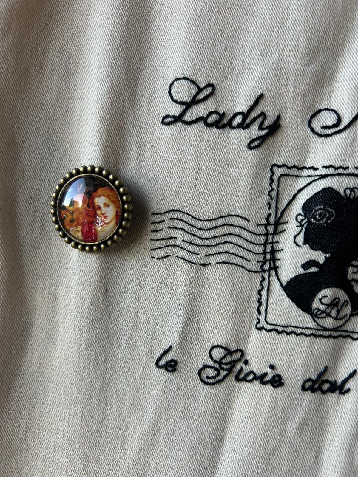 Spilla Giardino dell'Anima De Morgan Flora | Gioielli Preraffaelliti | - Lady Nostalgia