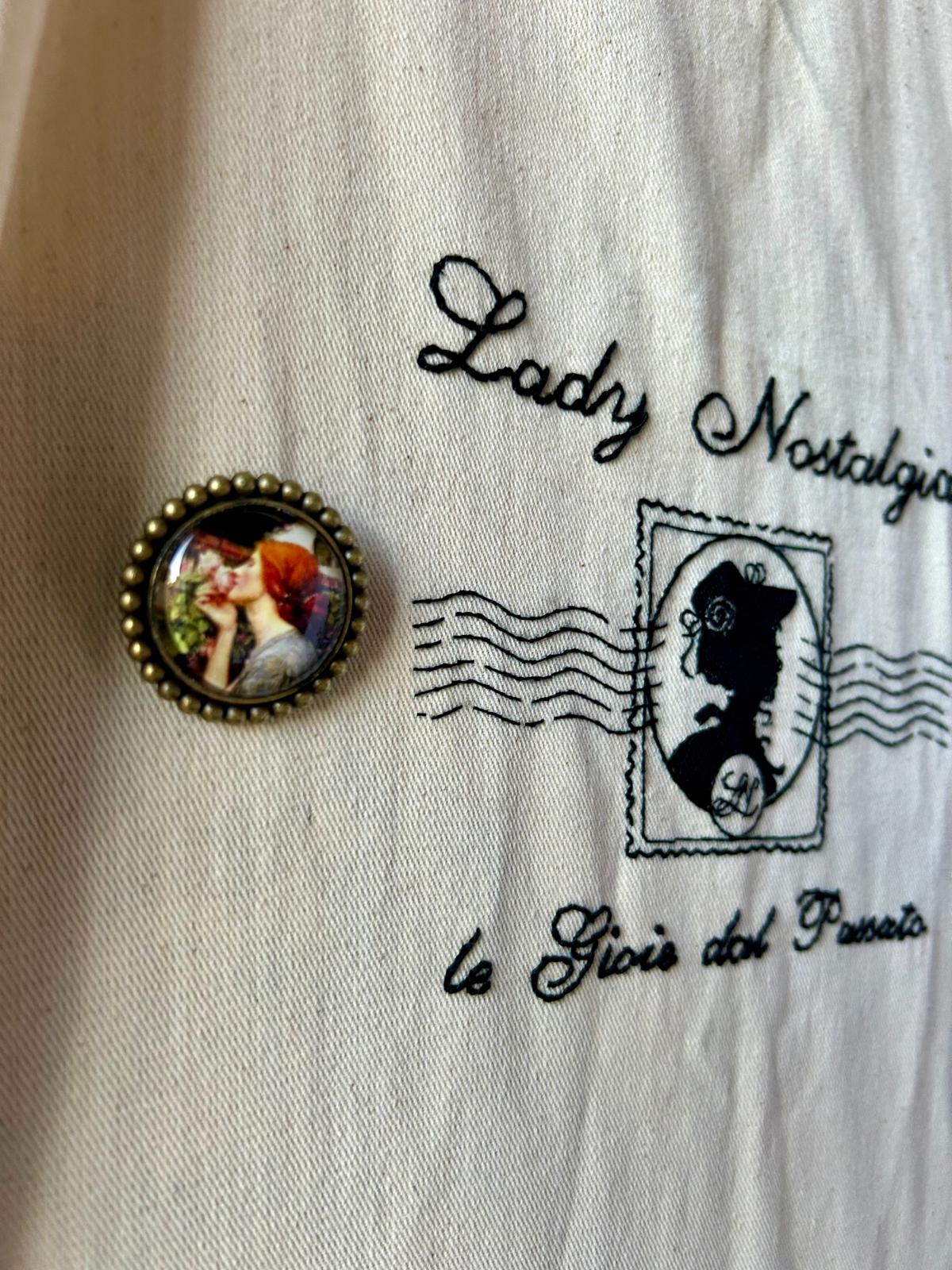 Spilla L'Anima della Rosa Waterhouse | Soul of the Rose Preraffaelliti | Lady Nostalgia - Lady Nostalgia