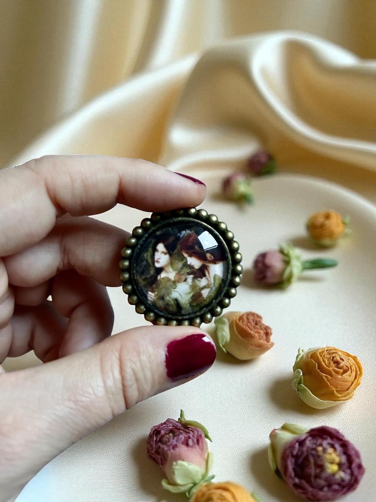 Spilla Ninfe d'Acqua Waterhouse | Hylas e le Ninfe Preraffaelliti | Lady Nostalgia - Lady Nostalgia