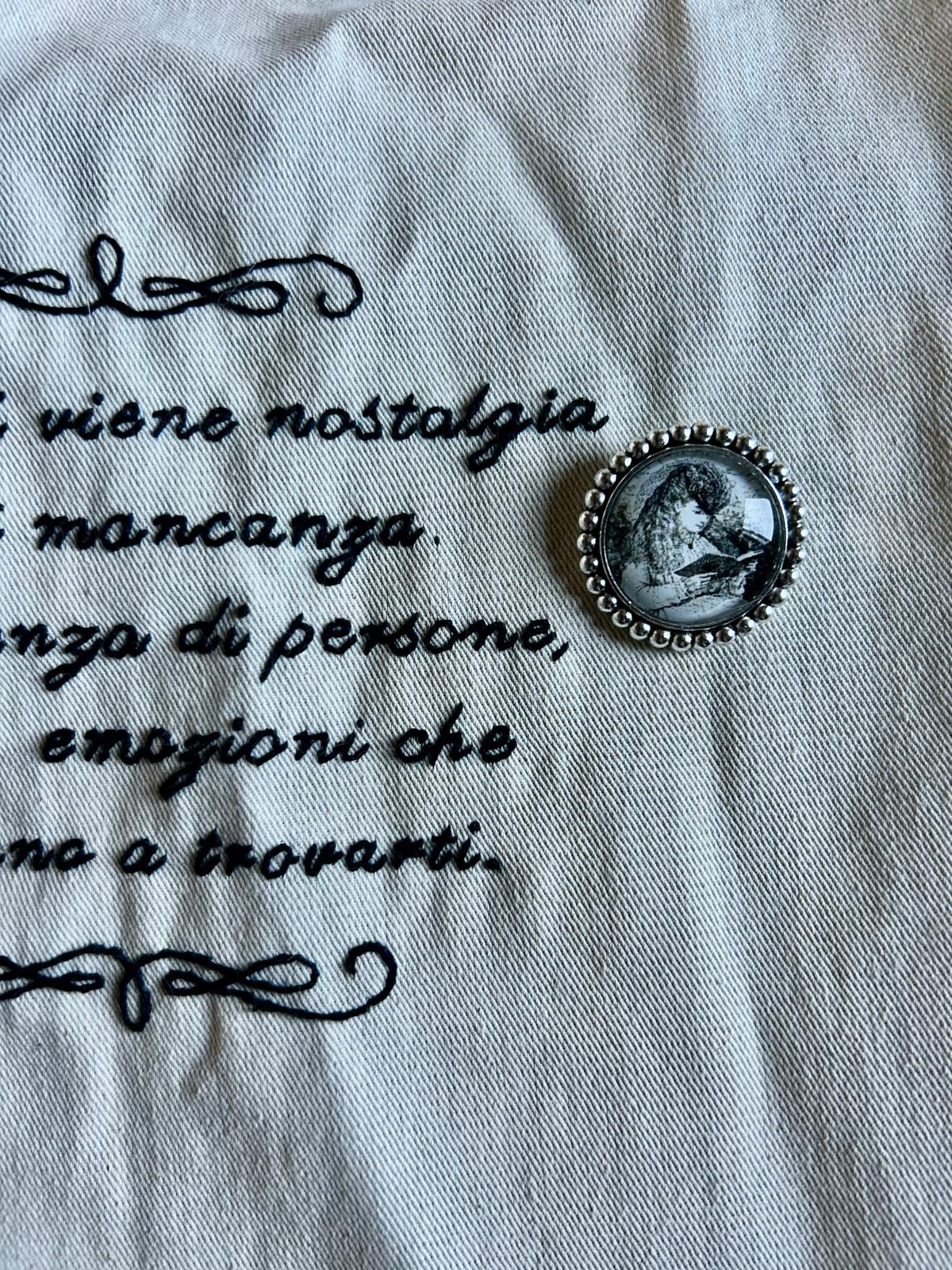 Spilla Pagine Segrete Vintage | Lettrice d'Epoca Lettrici | Lady - Lady Nostalgia