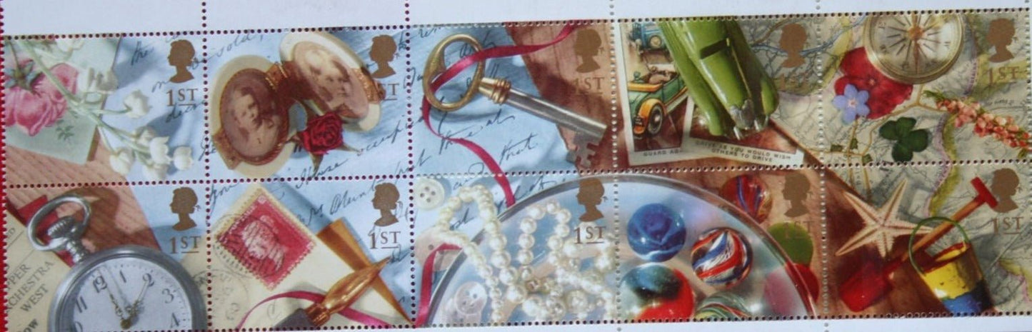 Spilla Perle (francobollo inglese Nostalgia 1992) - Lady Nostalgia