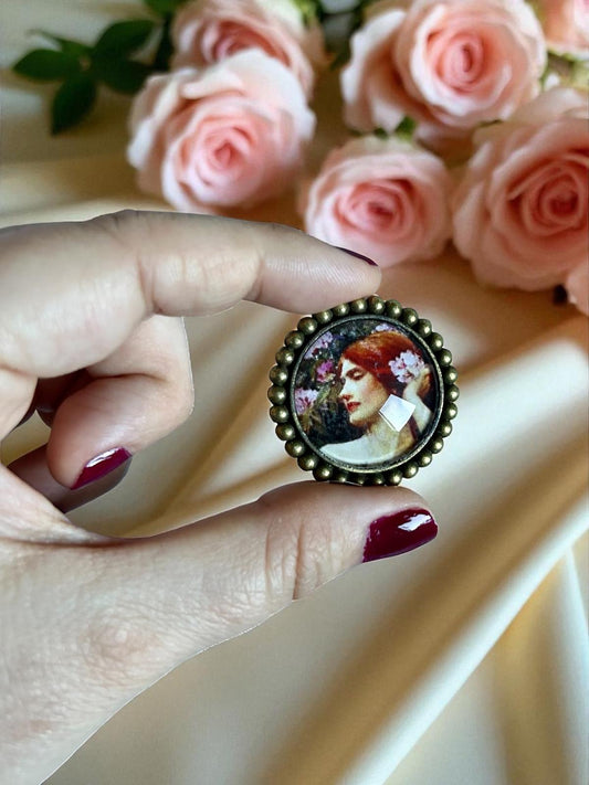 Spilla Vanitas di Waterhouse | Vanity Preraffaelliti | Lady Nostalgia - Lady Nostalgia