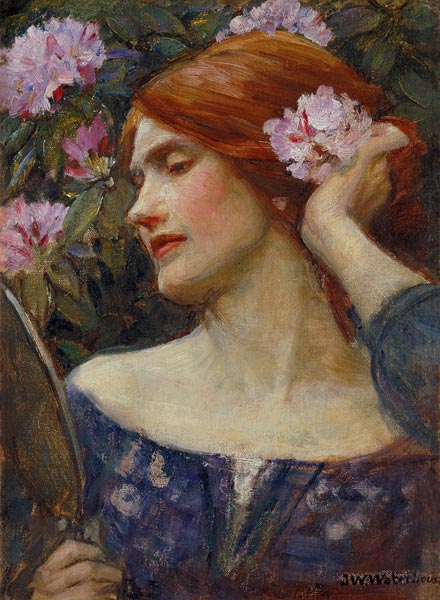 Spilla Vanitas di Waterhouse | Vanity Preraffaelliti | Lady Nostalgia - Lady Nostalgia