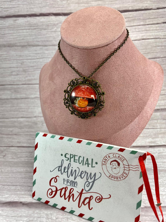 Messaggero d'Inverno - Collana Natale Pettirosso romantico