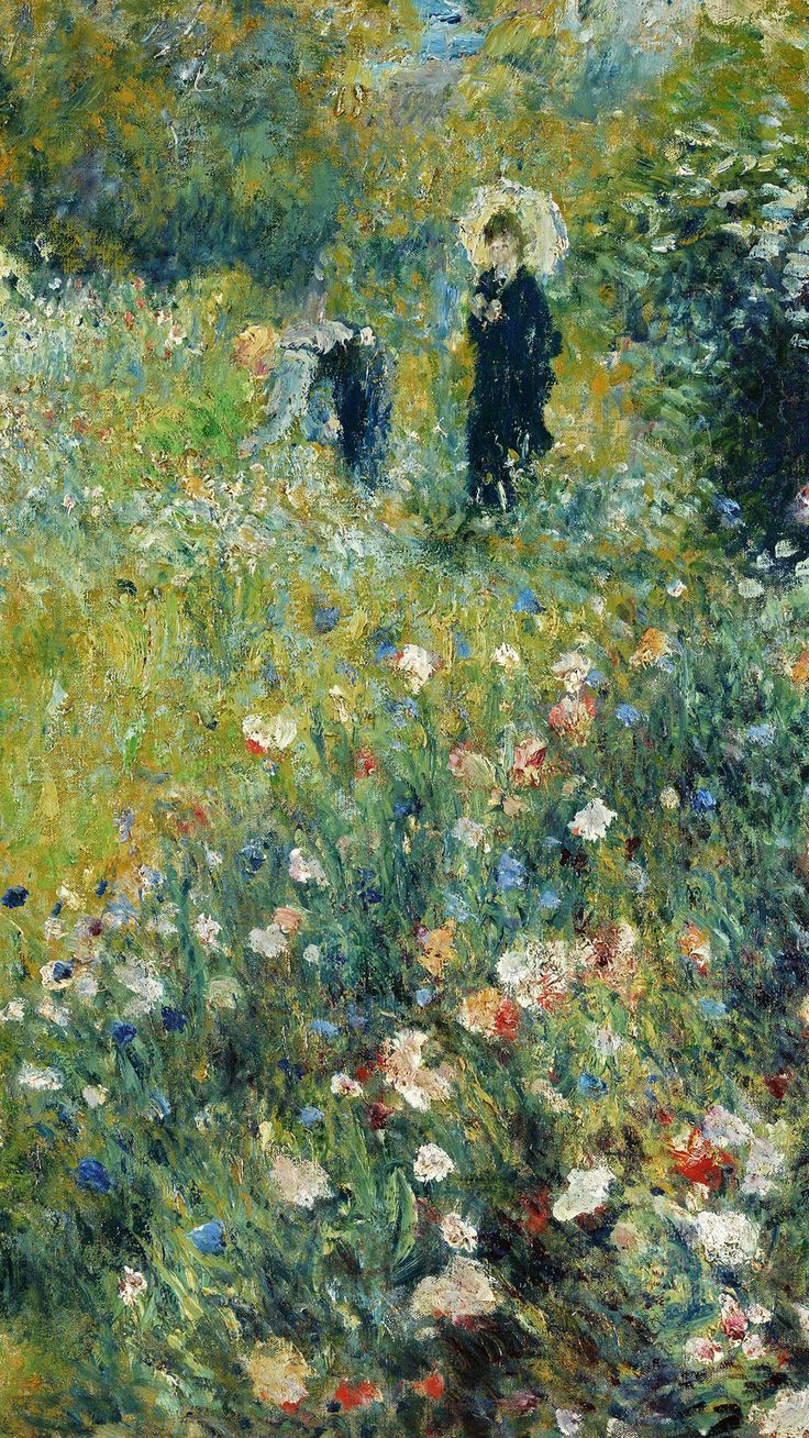 Collana cuore Renoir Femme avec parasol jardin - Lady Nostalgia