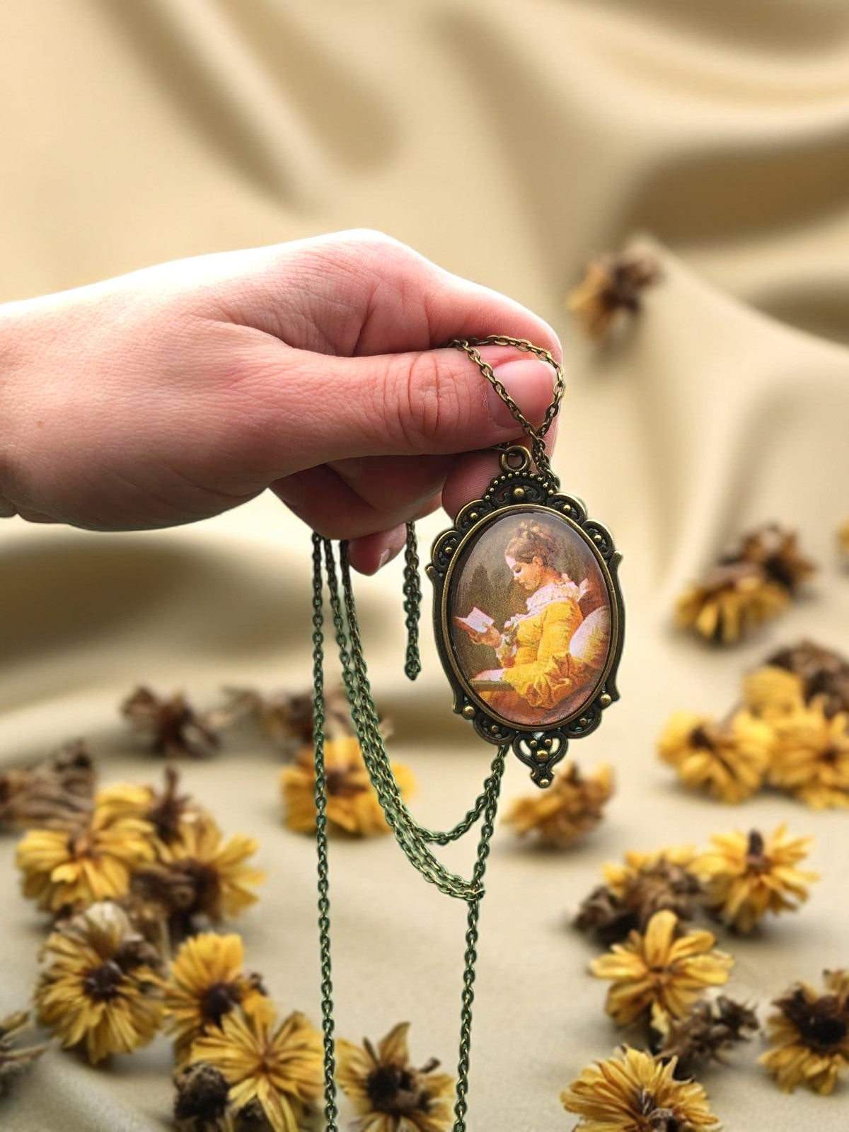 Collana "La Lettrice" - Fragonard