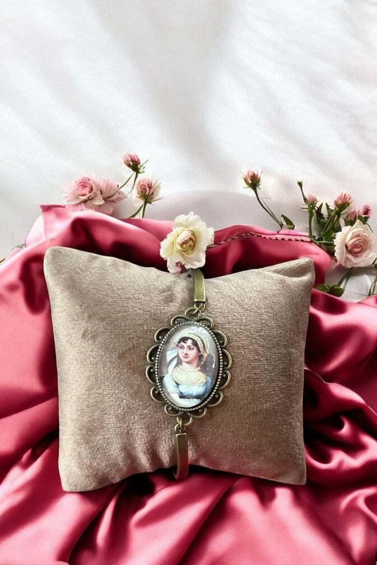 Bracciale con ritratto di Jane Austen