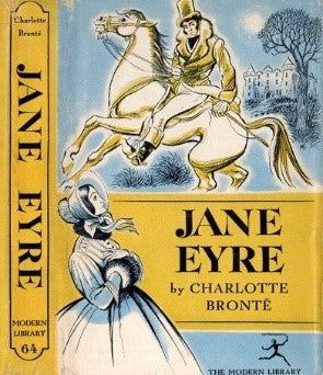 Ciondolo dedicato al romanzo Jane Eyre di Charlotte Bronte, ispirato alla copertina della edizione vintage del 1963.
