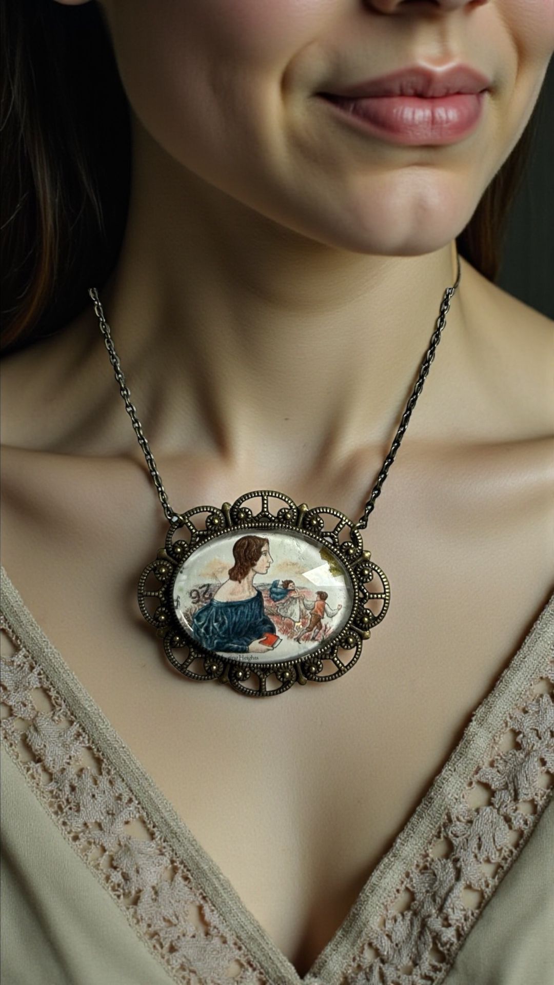 Collana_emily_bronte da francobollo inglese