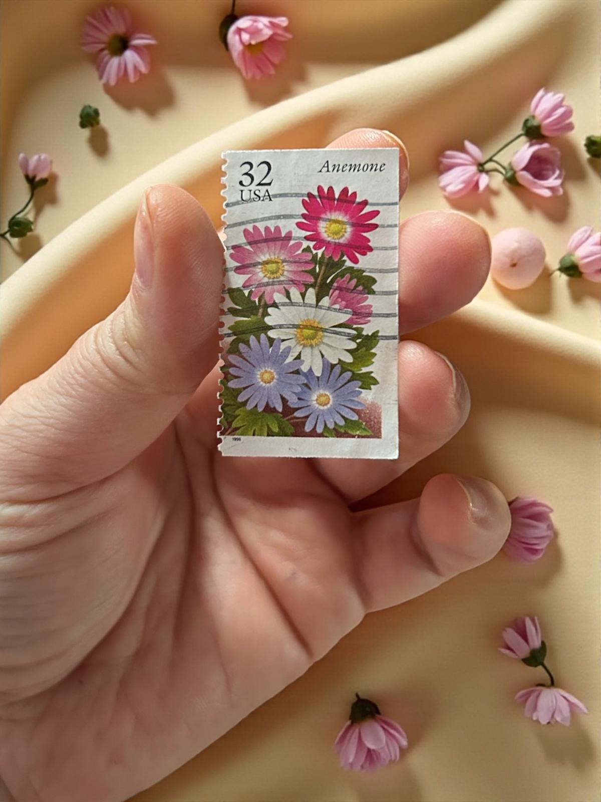 ORECCHINI Cuore con Anemone