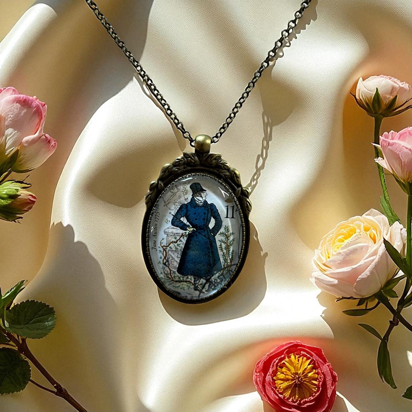 Collana Jane Austen Mr. Darcy Gentleman Vintage - Lady Nostalgia