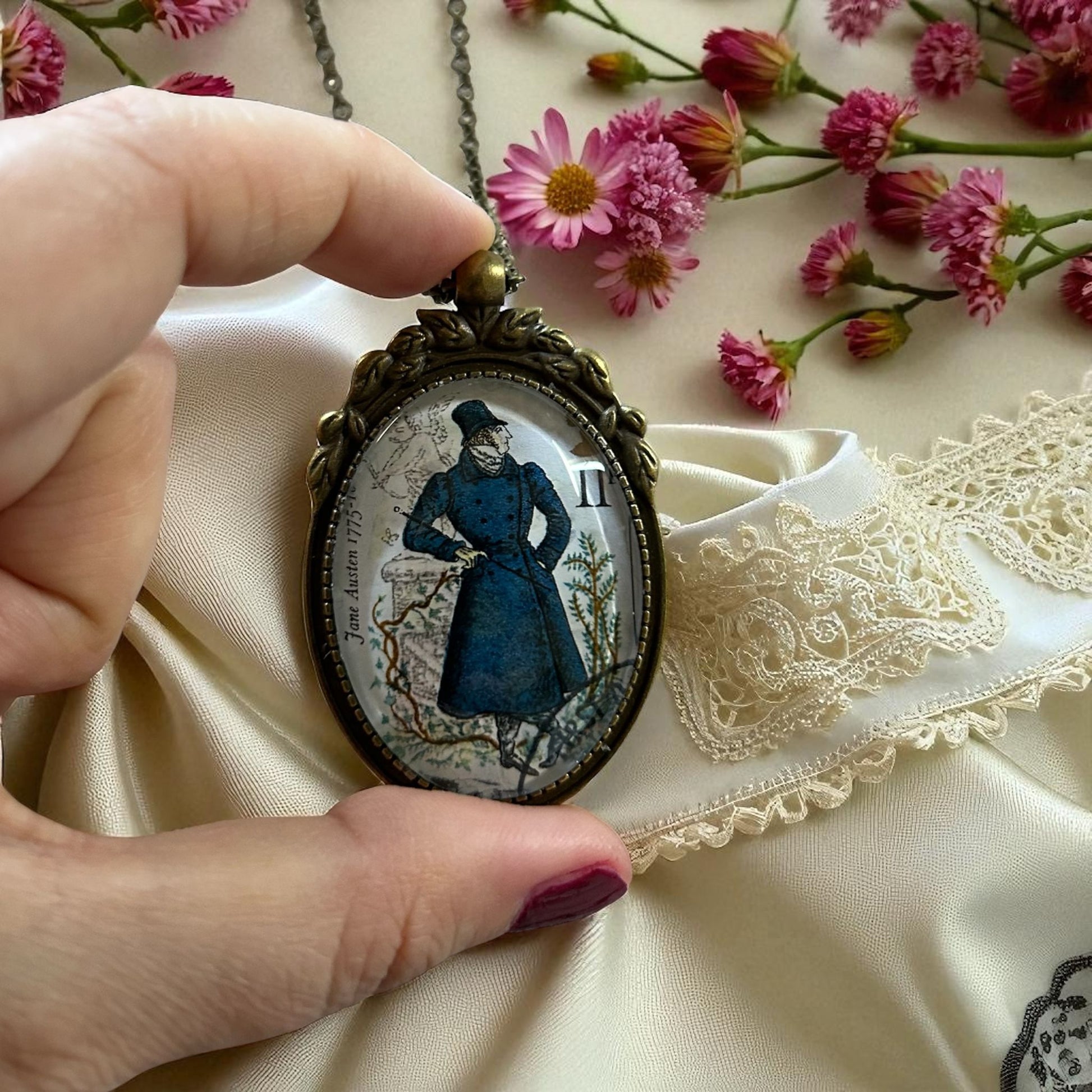 Collana Jane Austen Mr. Darcy Gentleman Vintage - Lady Nostalgia