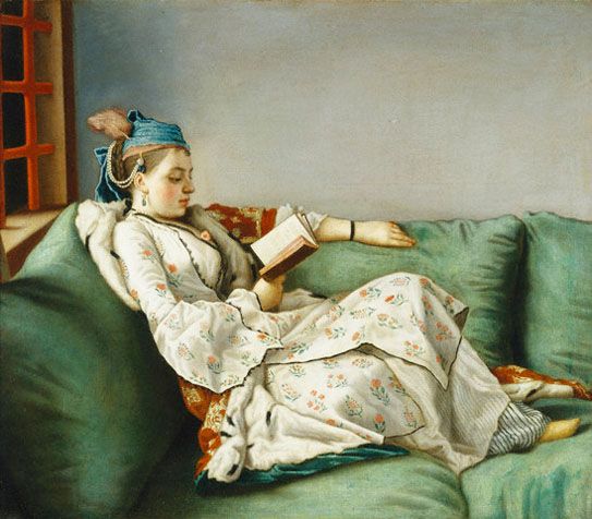 Collana "La Lettrice" - Jean Étienne Liotard - Lady Nostalgia