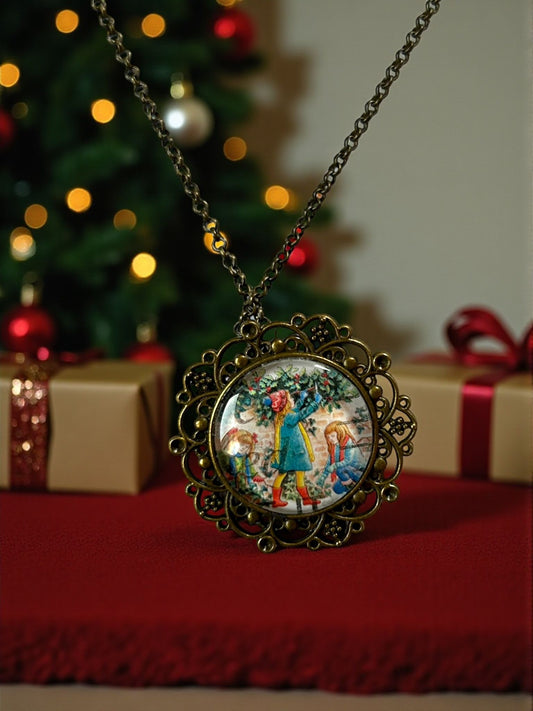 Collana natalizia bambine vittoriane - Lady Nostalgia