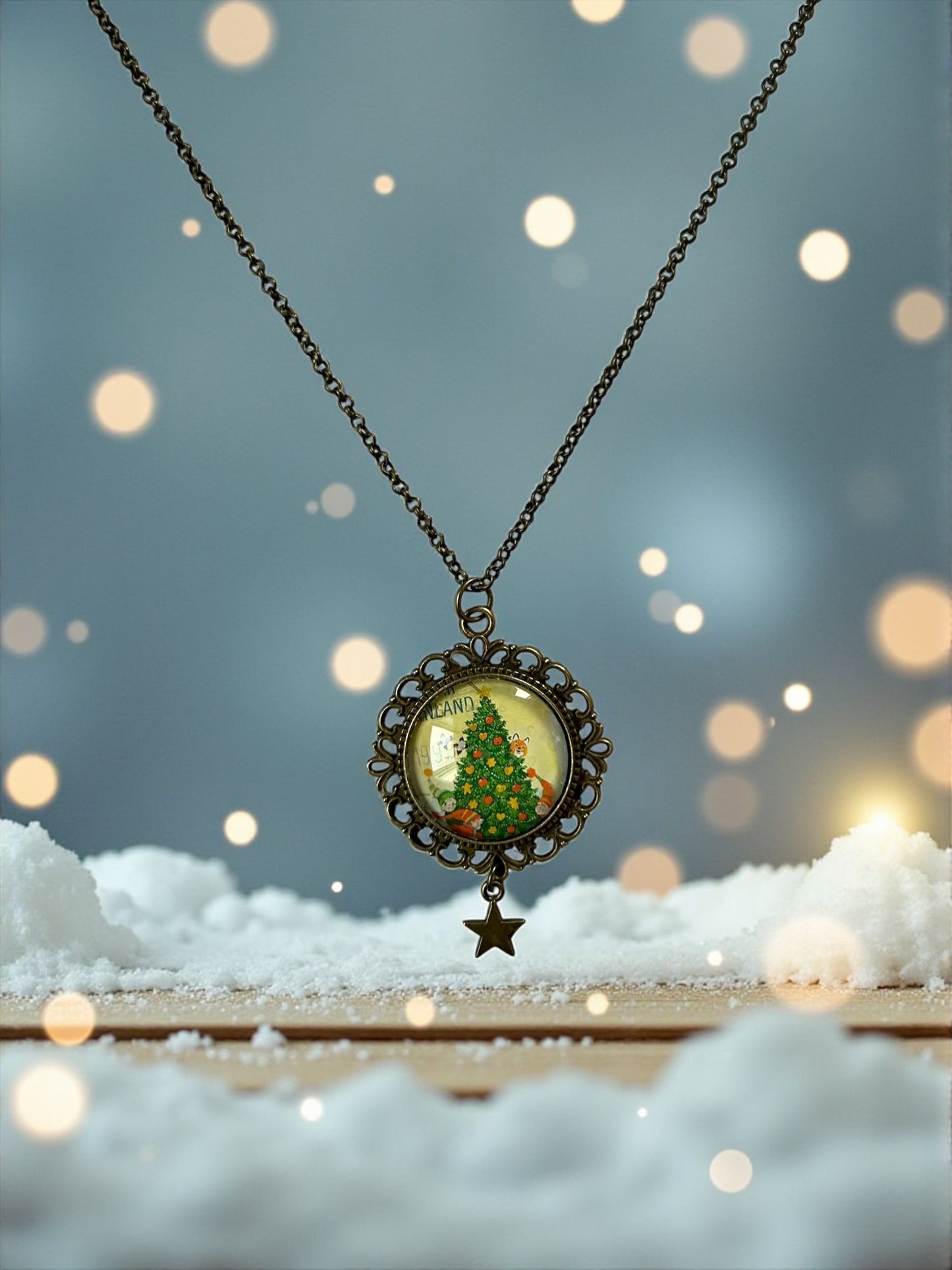 Collana natalizia gnomi finlandesi - Lady Nostalgia