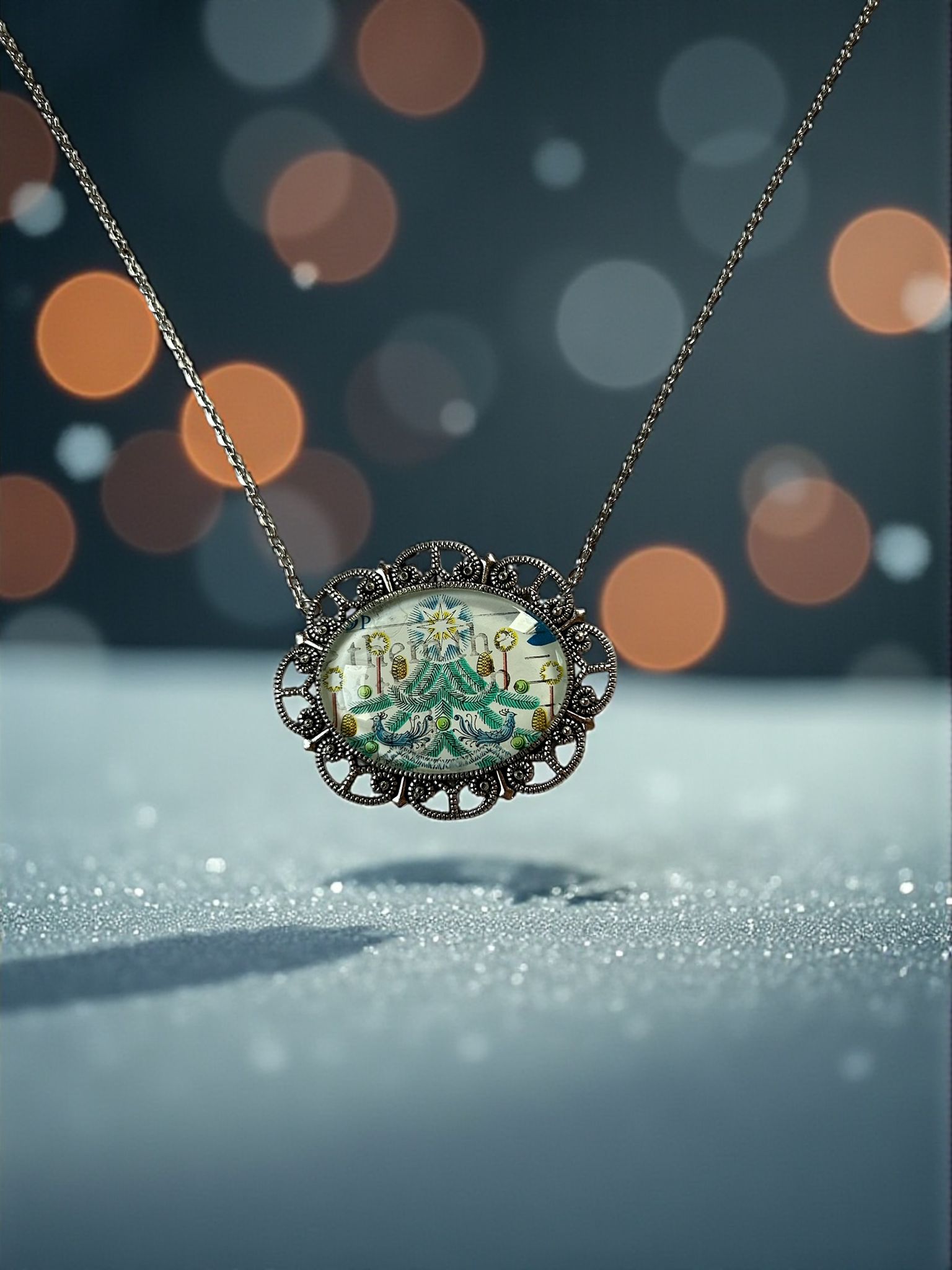 Collana orizzontale Albero di Natale d'altri tempi - Lady Nostalgia